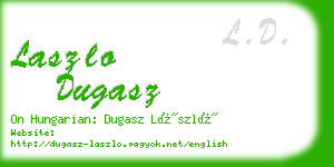 laszlo dugasz business card